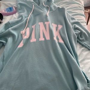 pink hoodie